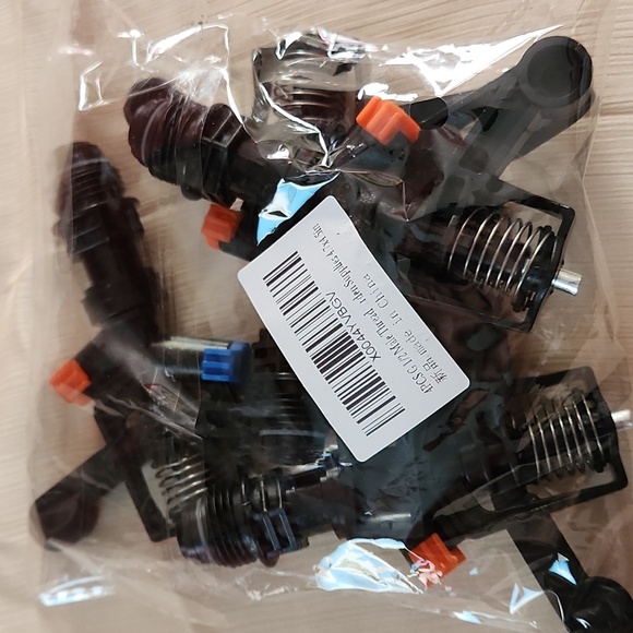 Rotating Sprinklers Male Thread G 1/2 Rocking Arm Sprinklers Plastics 360° *4pcs - Picture 4 of 8